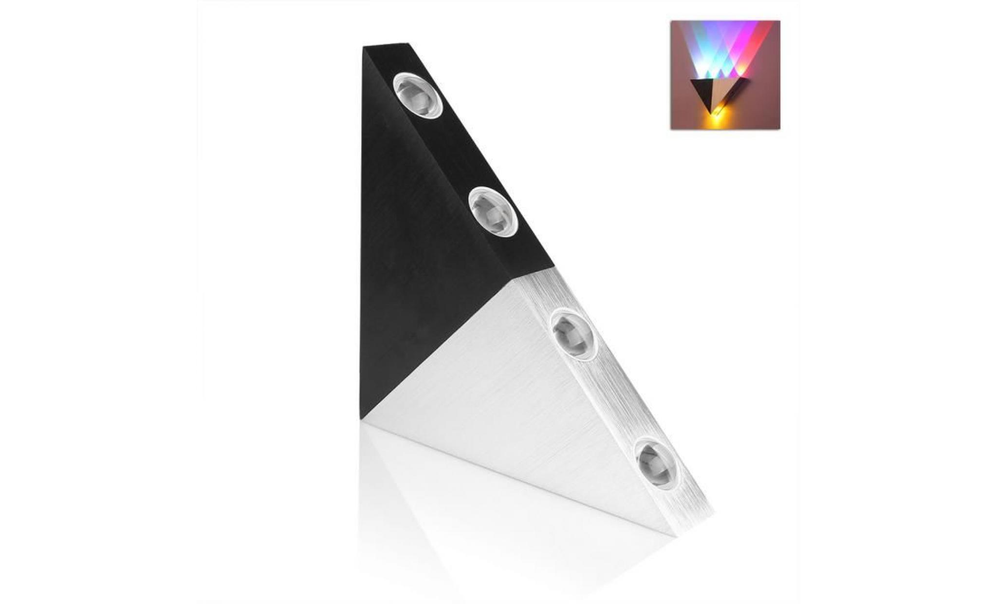 5W LED Applique murale Lampe Stair Aisle Lumière Chambre Hall Hôtel Theater studio Triangle Éclairage décoratif Multicolore