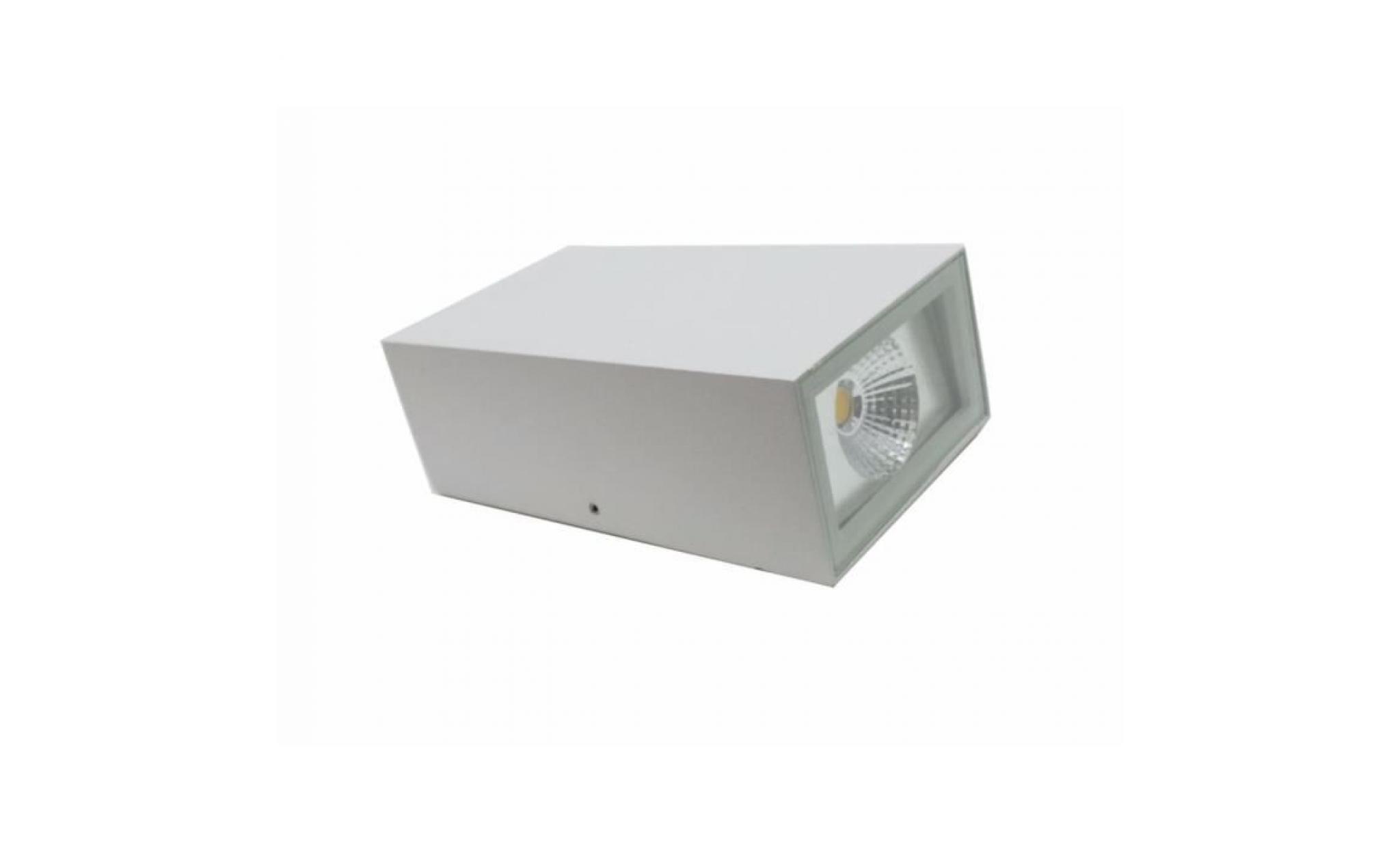 applique murale led b25 10w ip44 blanc pas cher