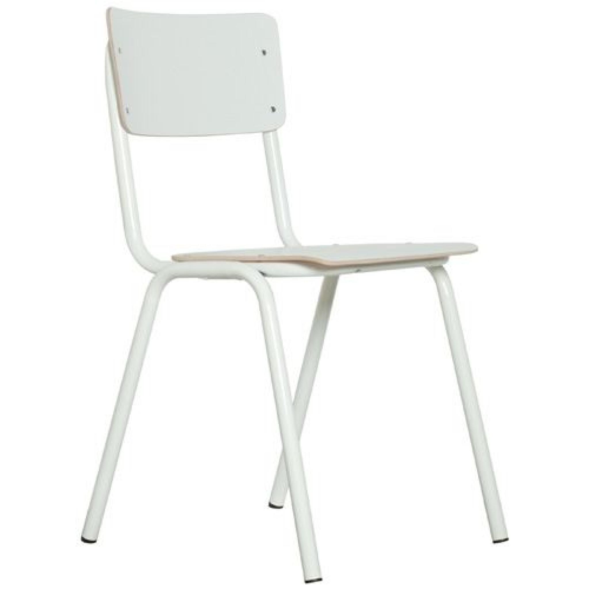 Chaise back to school HPL Blanche Zuiver