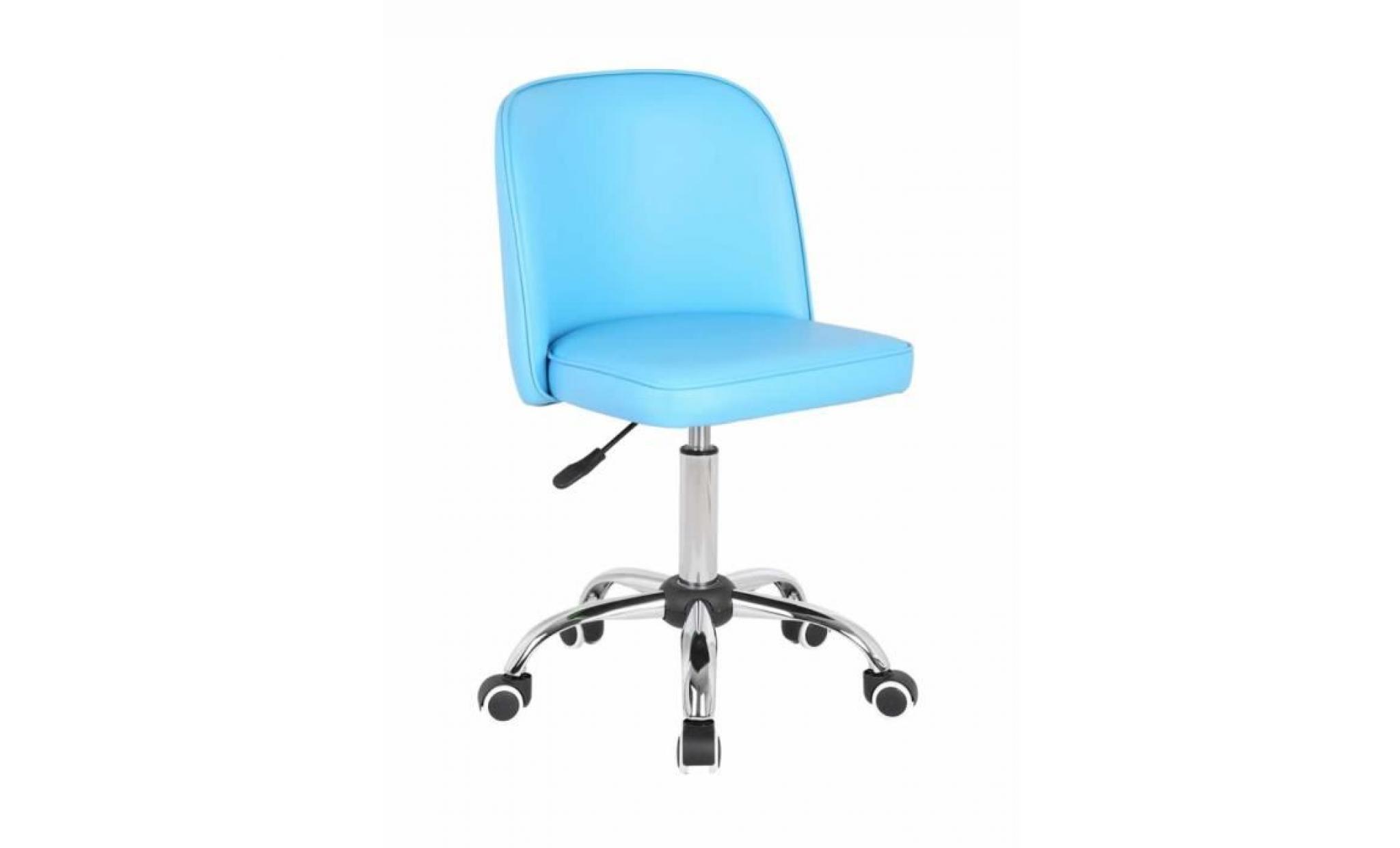 chaise de bureau glendive bleu