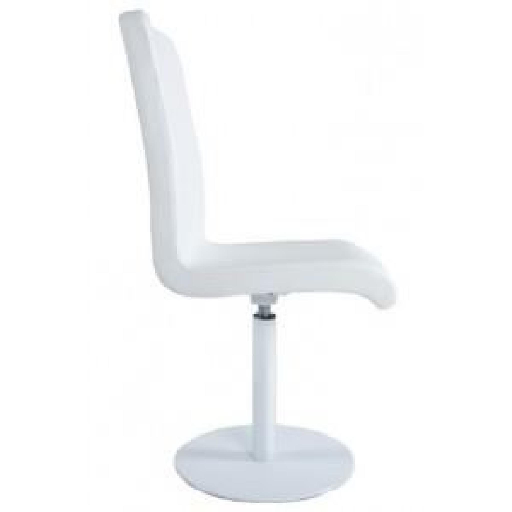 Chaise Design Space Blanc - Paris Prix pas cher