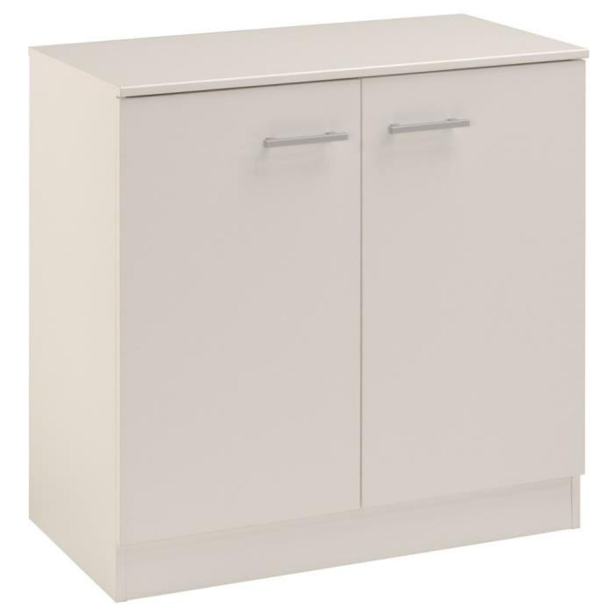 Commode 2P Infiny Blanche pas cher