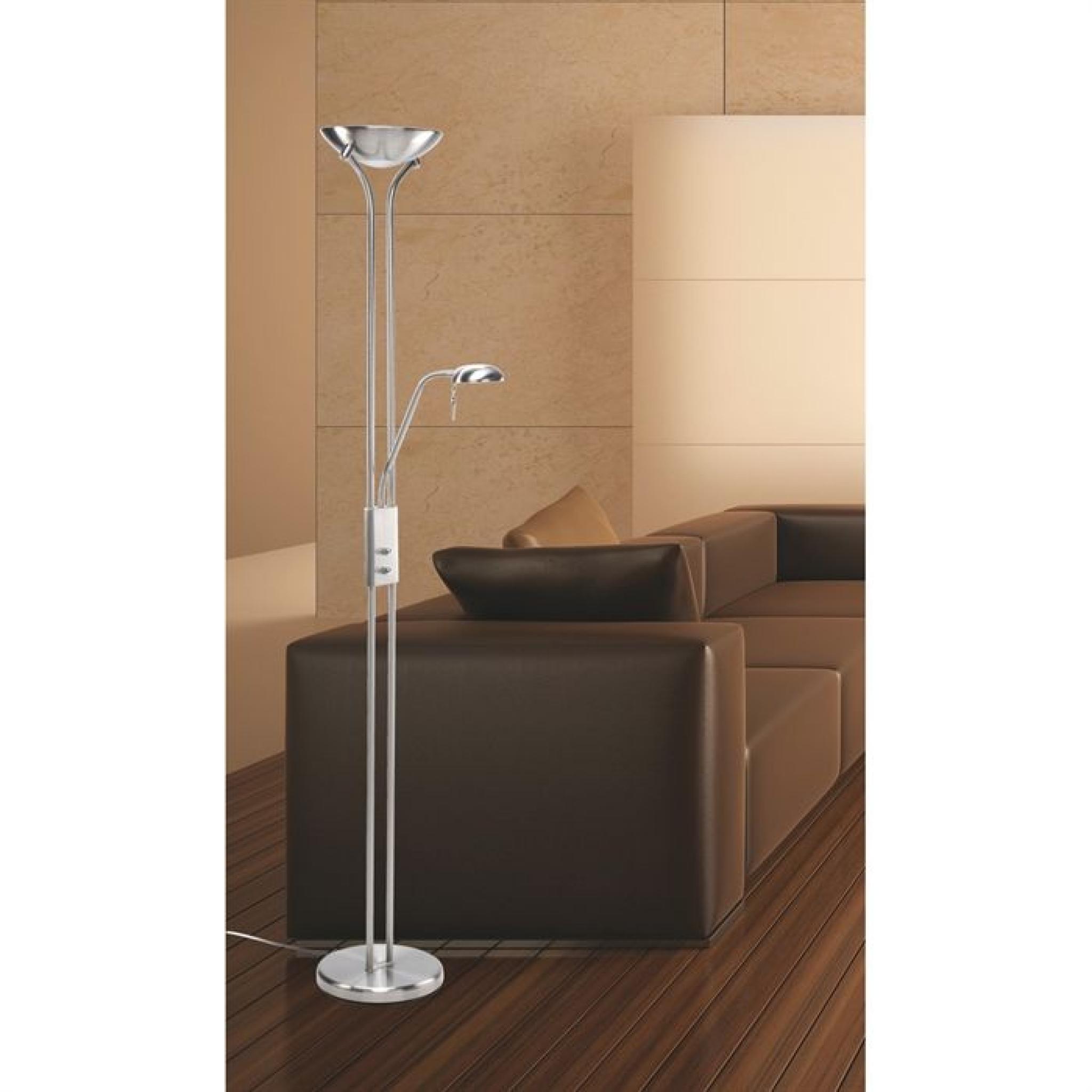 ELITE Lampadaire + liseuse pas cher