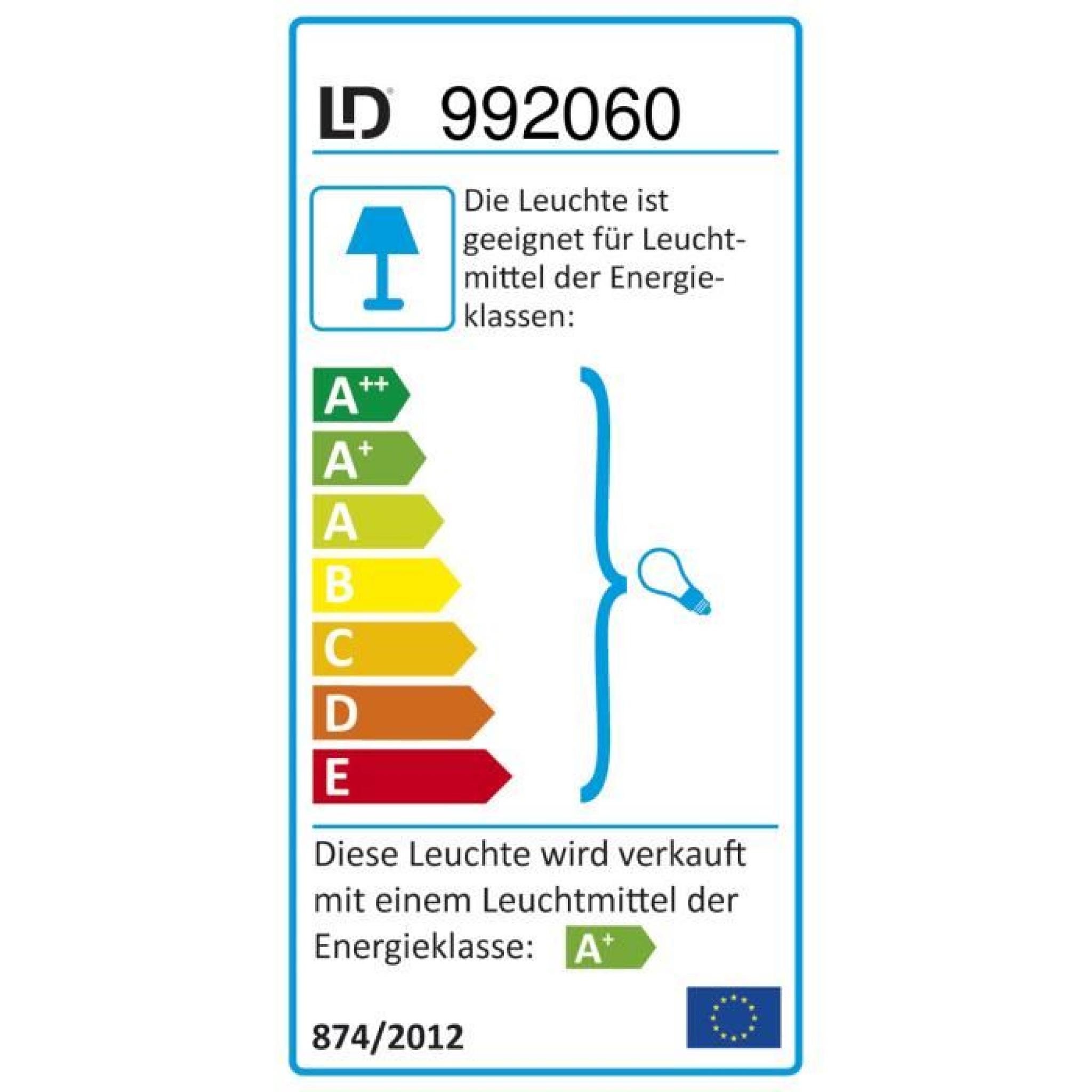 LeuchtenDirekt lampe 13010-55 Table, KENA d'acier pas cher