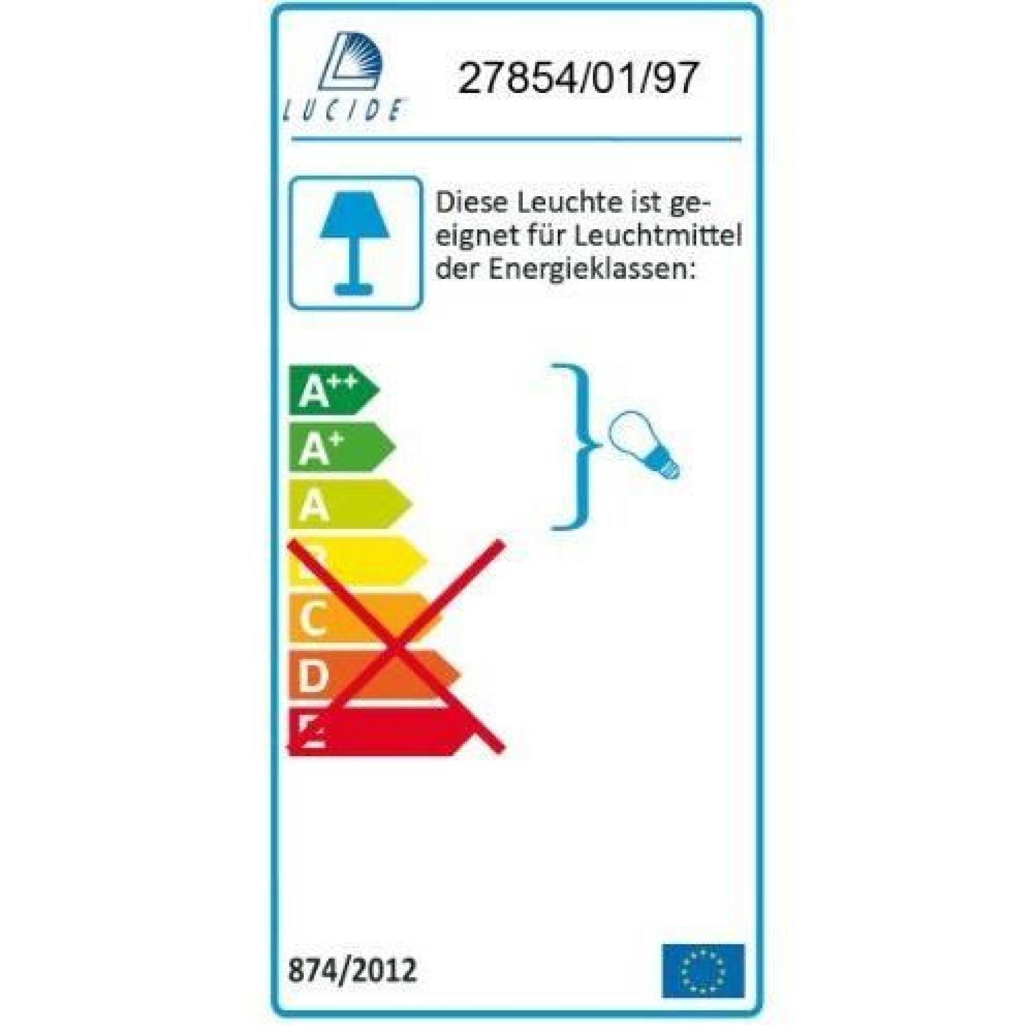 Lucide 27854/01/97 Eldo Applique IP54 GU10 230 V Rouille pas cher