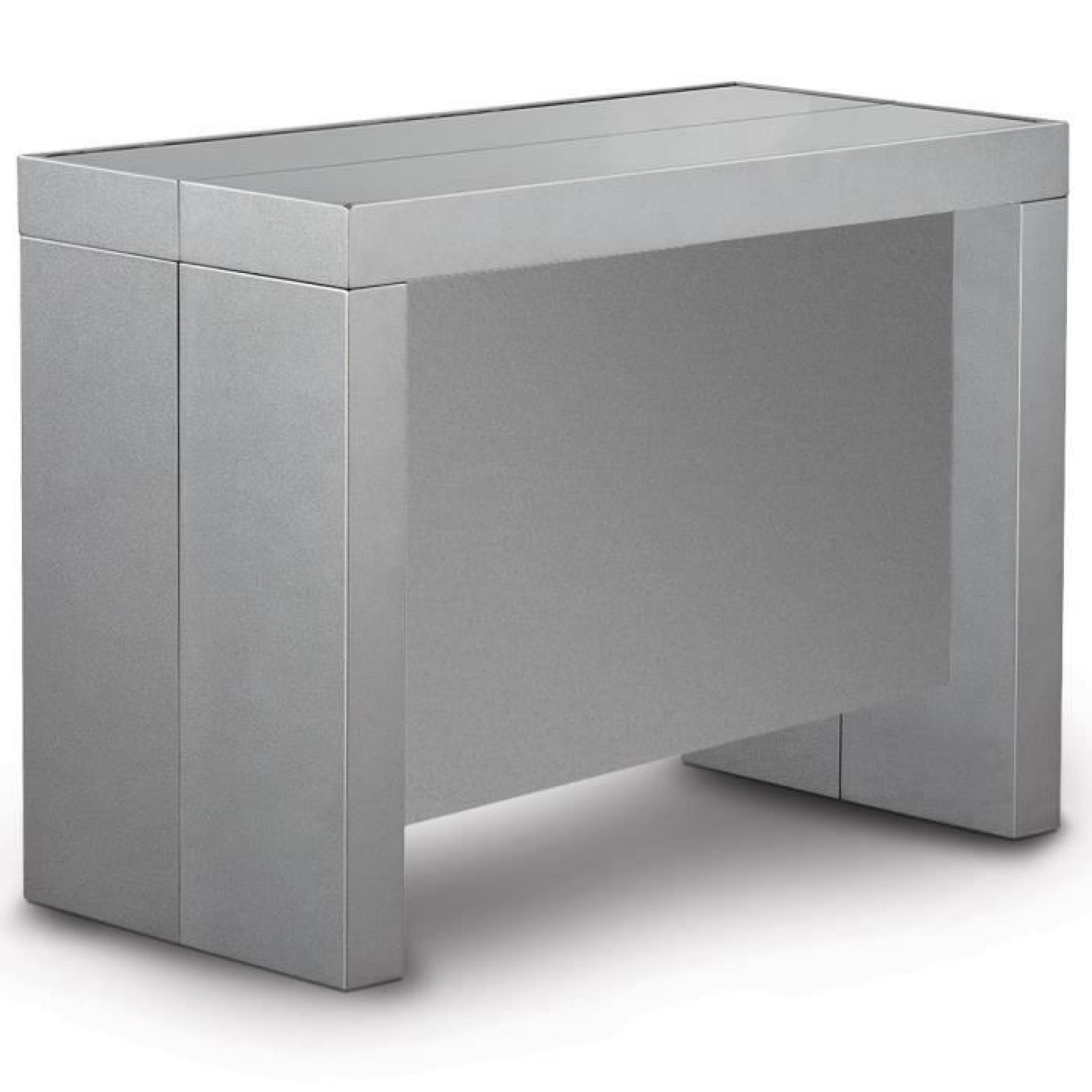 Table Console MIA Gris Satiné