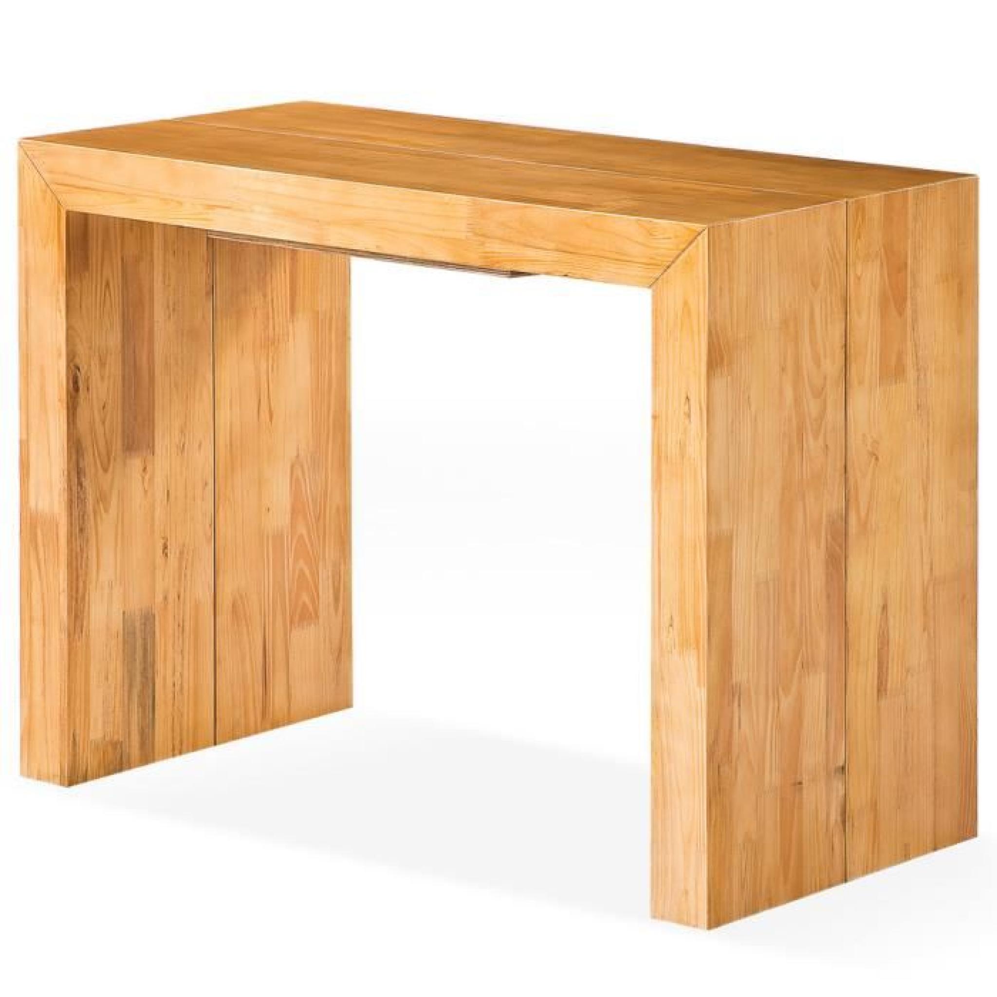 Table Console Woodini Bois wenge