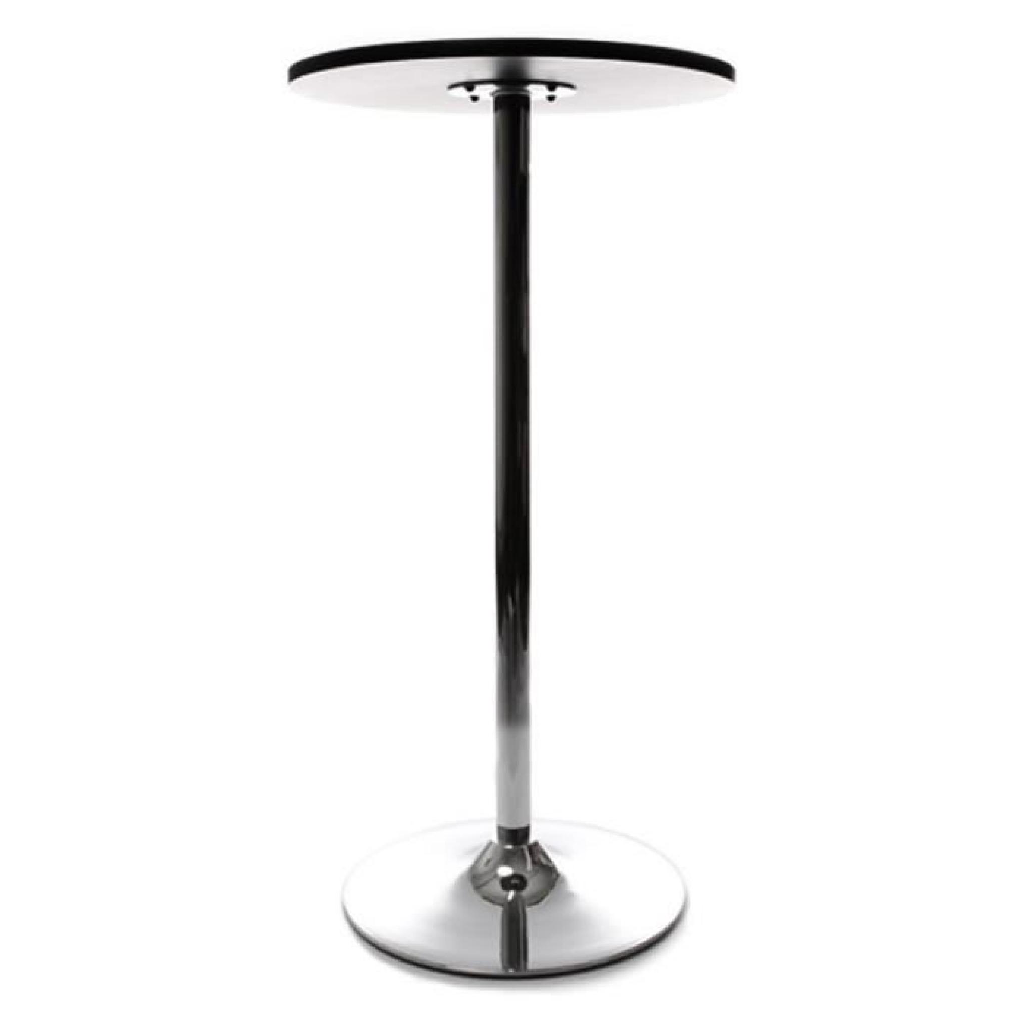 Table de bar Basic Noir - Paris Prix pas cher